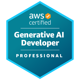 AWS Certified Generative AI Developer – Professional badge